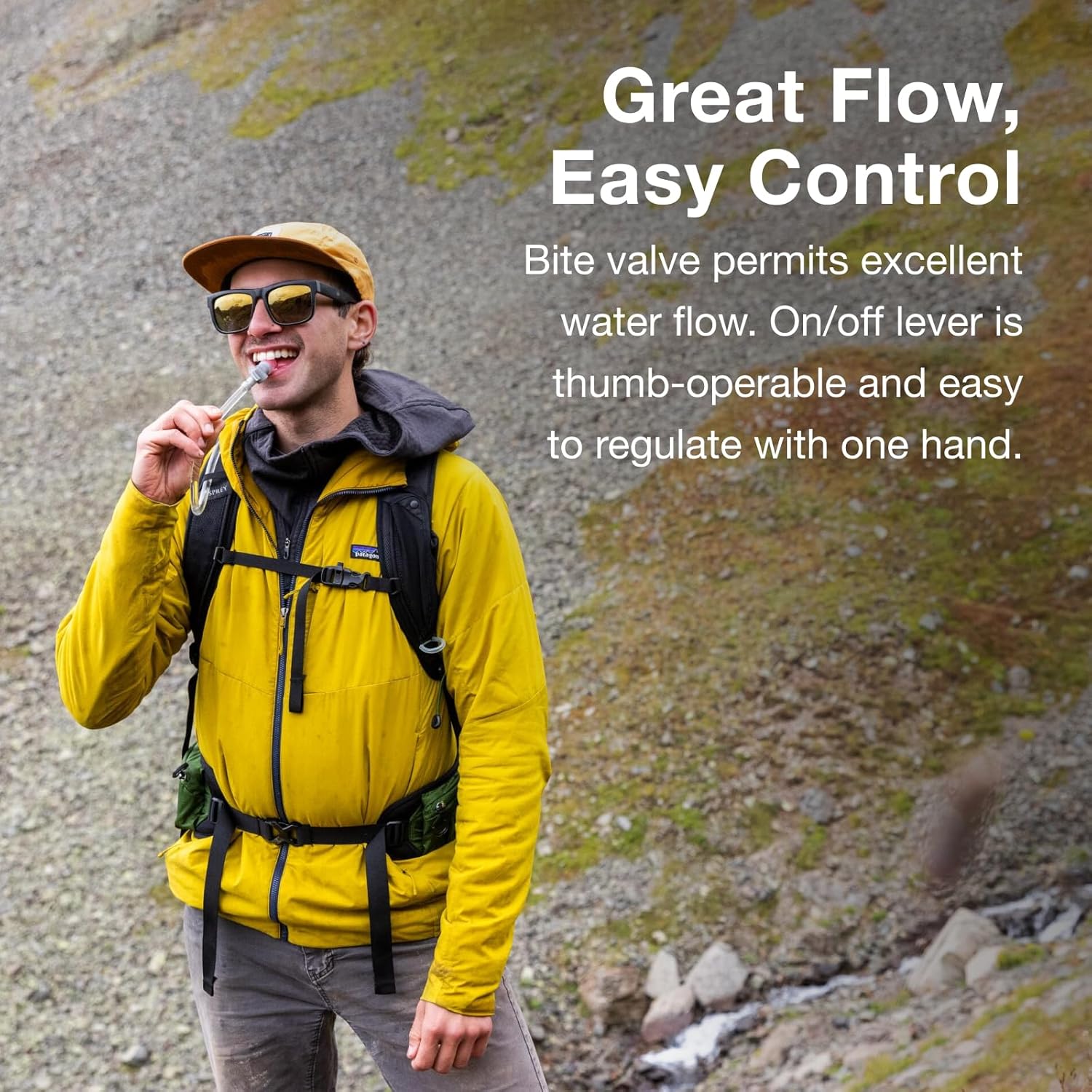 Osprey Hydraulics LT 2.5L Backpack Water Reservoir with Bite Valve - Image 4